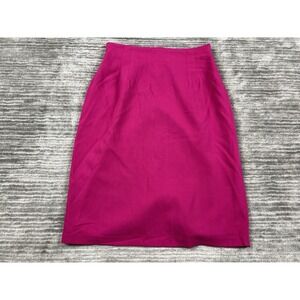 Kate McNaughton Skirt Womens 14 Pink Made in USA‎ Rayon Blend Midi Lined